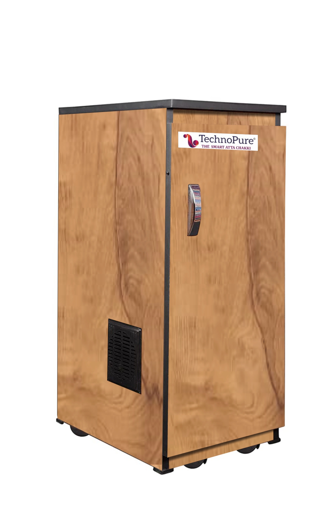 TechnoPure Fully Automatic Domestic Flour Mill Machine for Home, Gharghanti Smart Atta Chakki 1 HP Single Phase Motor  7-12 Kilogram/Hour